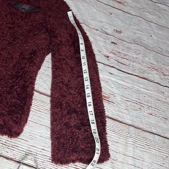 PENDELETON Maroon Teddy Zipper Front Jacket NWT Sz Small - Picture 12 of 12